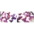Motyle D621 dekoracyjne fiolet 3D (12szt) naklejka