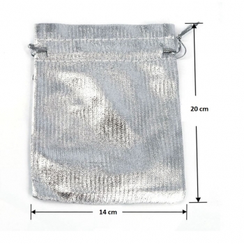 Woreczek srebrny 20x14cm D900 na prezent