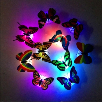 Motylek S446 kolorowy lampka LED