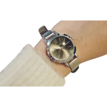 Zegarek ZG382 BARSH small srebrny/ czarna tarcza