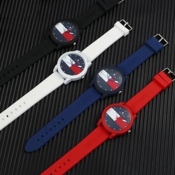 Zegarek ZG389 HILFIGER czerwony