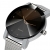 Zegarek ZG512 czarny Quartz na srebrnej bransolecie